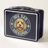 Cockapoo Dog Dad Lunch Box メタルランチボックス (正面)