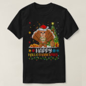 Cockapoo Dog Lover Funny Happy Cockapoo HelloThank Tシャツ (デザイン正面)
