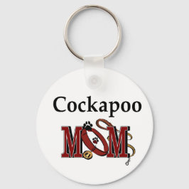 Cockapoo Dog Mom Gives キーホルダー