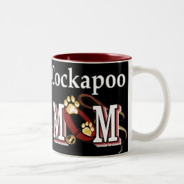 Cockapoo Dog Mom Gives ツートーンマグカップ