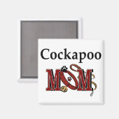 Cockapoo Dog Mom Gives マグネット (正面/裏面)