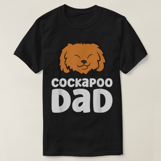 Cockapoo Dog Papa Cockapoo Dad Tシャツ (デザイン正面)