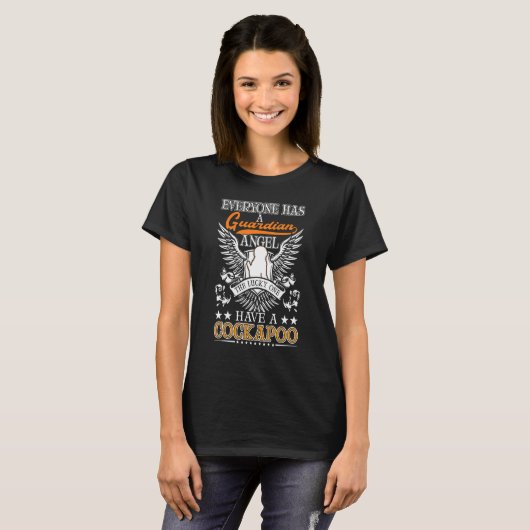 Cockapoo Guardian Angel Cockapoo Guardian Angel Tシャツ (正面フル)