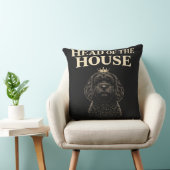 Cockapoo Head Of The House Gift | Funny Dog Owner  クッション (椅子)