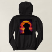 Cockapoo Hoodie Gift Aesthetic Dog Lover Sunset パーカ (デザイン裏面)