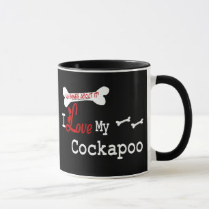 Cockapoo (I愛)のマグ マグカップ