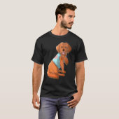 Cockapoo I Love Mom Tattoo Dog Mother's Day Tシャツ (正面フル)