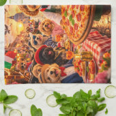 Cockapoo Italian Luxury  キッチンタオル (折り畳み)