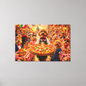 Cockapoo Italian Street Wall Art – Luxury art キャンバスプリント (正面)