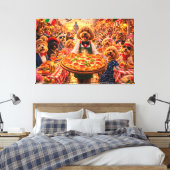 Cockapoo Italian Street Wall Art – Luxury art キャンバスプリント (インサイチュ (寝室))