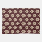 Cockapoo Kitchen Towel Set Cute Dog Pattern キッチンタオル (横)