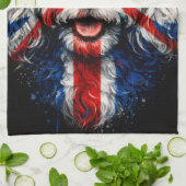Cockapoo kitchen Union Jack British Dog towel キッチンタオル (折り畳み)