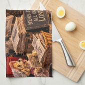 Cockapoo London Wall Art – Vintage キッチンタオル (四つ折り)