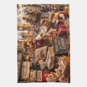 Cockapoo London Wall Art – Vintage キッチンタオル (縦)