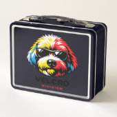 Cockapoo Lunchbox Colourful Dog Gift メタルランチボックス (裏面)