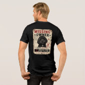 Cockapoo Missing Owner T-Shirt Funny Dog Gift トライブレンドＴシャツ (裏面全面)