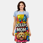 Cockapoo Mom Apron Dog Lover Gift Cooking Baking エプロン (着用した状態)