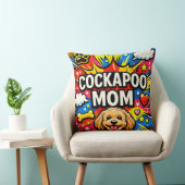 Cockapoo Mom Cushion Cute Dog Gift Pillow クッション (椅子)
