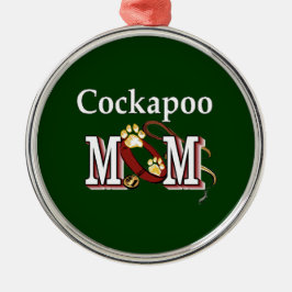 Cockapoo Mom Gives メタルオーナメント