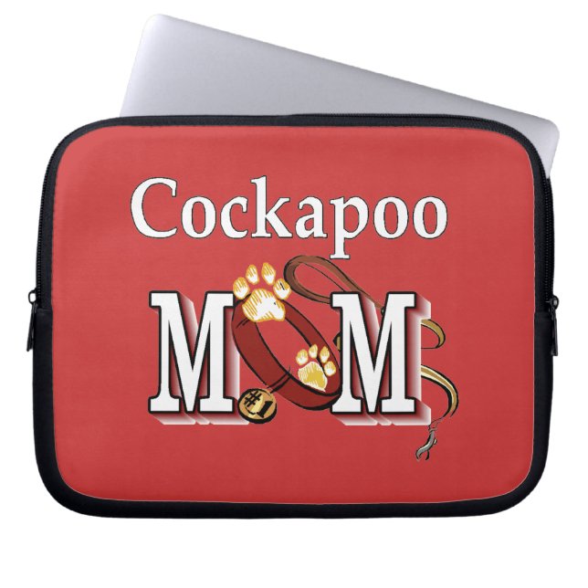 Cockapoo Mom Gives ラップトップスリーブ (正面)