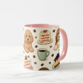 Cockapoo Mug Cute Dog Lover Gift | Coffee Mug  マグカップ (正面右)