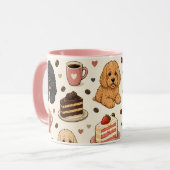 Cockapoo Mug Cute Dog Lover Gift | Coffee Mug  マグカップ (正面左)