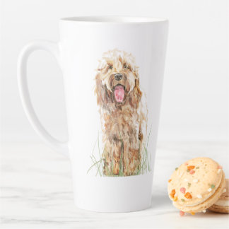 Cockapoo Mug, Dog Lover Gift, Cockapoo Art Mug カフェラテマグ