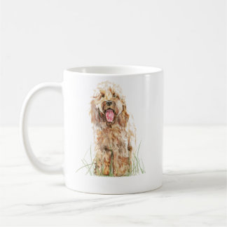 Cockapoo Mug, Dog Lover Gift, Cockapoo Art Mug コーヒーマグカップ