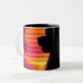 Cockapoo Mug- Retro Cockapoo Dog Lover Gift ツートーンマグカップ (正面左)