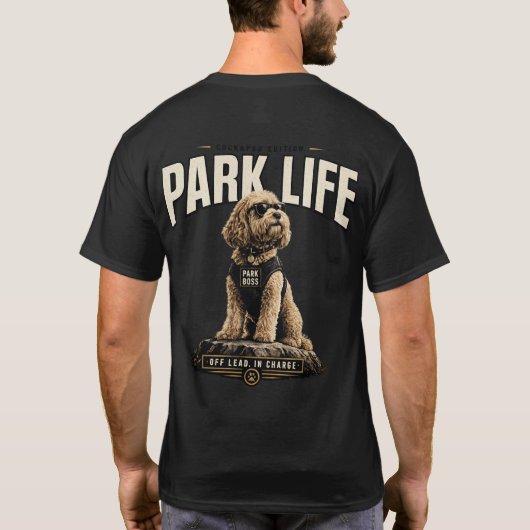 Cockapoo Park Life Owner Gift T-Shirt Tシャツ (裏面)