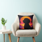 Cockapoo pillow- Retro Cockapoo Dog Lover Gift クッション (椅子)