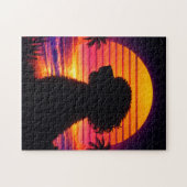 Cockapoo Puzzle- Retro Cockapoo Dog Lover Gift ジグソーパズル (横)