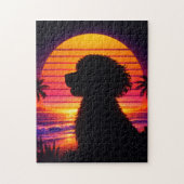 Cockapoo Puzzle- Retro Cockapoo Dog Lover Gift ジグソーパズル (縦)