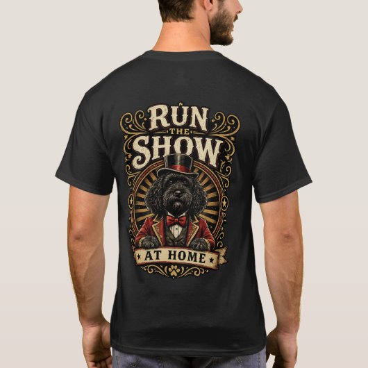 Cockapoo Run The Show T-Shirt Tシャツ (裏面)