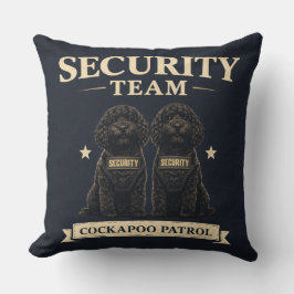 Cockapoo Security Team Gift cushion クッション
