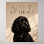 Cockapoo Soft But Strong Wall Art Print ポスター (正面)