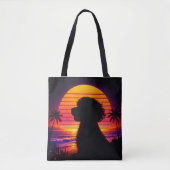 Cockapoo Tote bag - Retro Cockapoo Dog Lover Gift トートバッグ (正面)