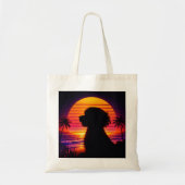 Cockapoo Tote Bag - Retro Cockapoo Dog Lover Gift トートバッグ (正面)