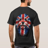 Cockapoo Union jack cool t-shirt Tシャツ (裏面)