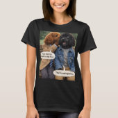 Cockapoo Whisper Shirt | Funny Dog gossiping Gift Tシャツ (正面)