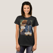 Cockapoo Whisper Shirt | Funny Dog gossiping Gift Tシャツ (正面フル)