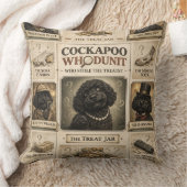 Cockapoo Whodunit cushion | Funny Dog Gift クッション (ブランケット)