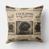 Cockapoo Whodunit cushion | Funny Dog Gift クッション (裏面)