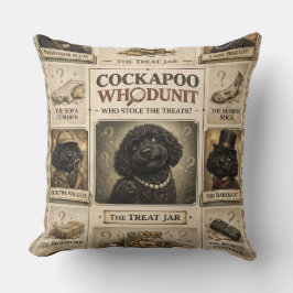 Cockapoo Whodunit cushion | Funny Dog Gift クッション