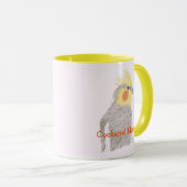 Cockatielのお母さんの芸術のマグ マグカップ (正面右)