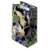 Cockatielのオウムは私をNotsのギフトバッグ忘れます スモールペーパーバッグ (裏面アングル)