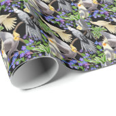 Cockatielのオウムは私をNotsの包装紙忘れます ラッピングペーパー (ロールコーナー)