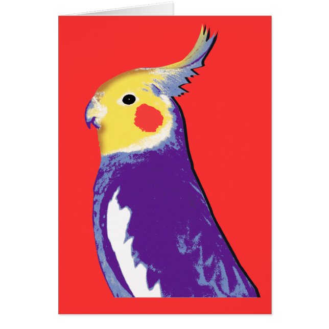 Cockatielのポップアート (正面)