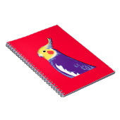 Cockatielのポップアート ノートブック (右側)
