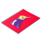 Cockatielのポップアート ノートブック (左側)